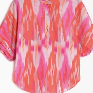 Vibrant Pink and Orange Kids Shirt